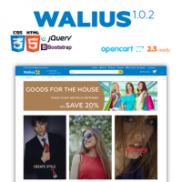 Walius - Премиум шаблон OpenCart